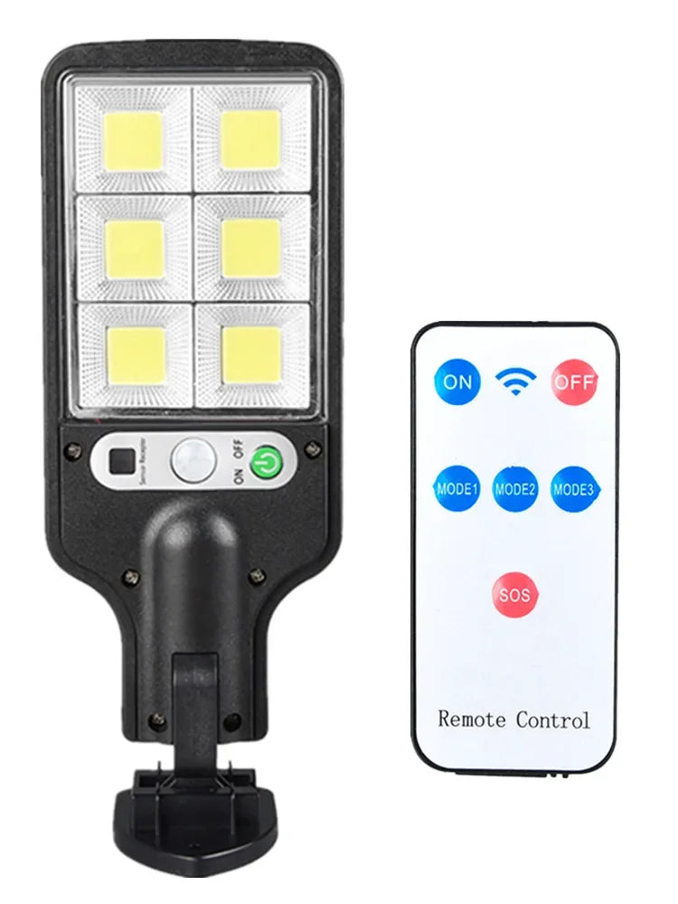 LED Solar Outdoor Remote Control Wall Lamp