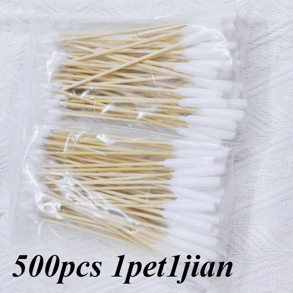 Tampons nettoyants pour oreilles d'animaux - 50/100/300/500/900/1000 pièces