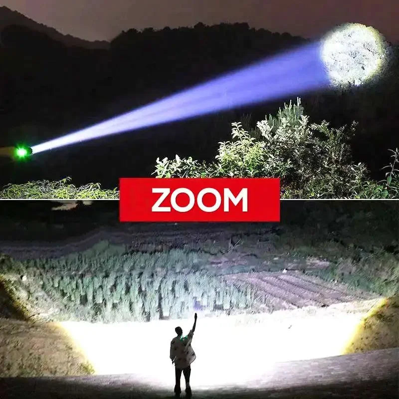 Emergency LED Flashlight - Multi-Function Camping Torch