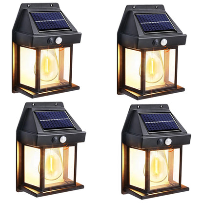 Solar-Powered Waterproof Outdoor Wall Light | Motion Sensor - Bascora