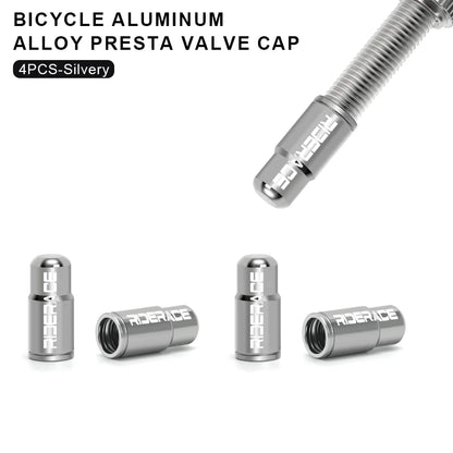 Bicycle Tire Valve Cap - Aluminum Alloy CNC Presta Valve - Bascora