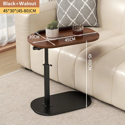 Adjustable C-Shaped Flip Sofa Side Table - Laptop Table