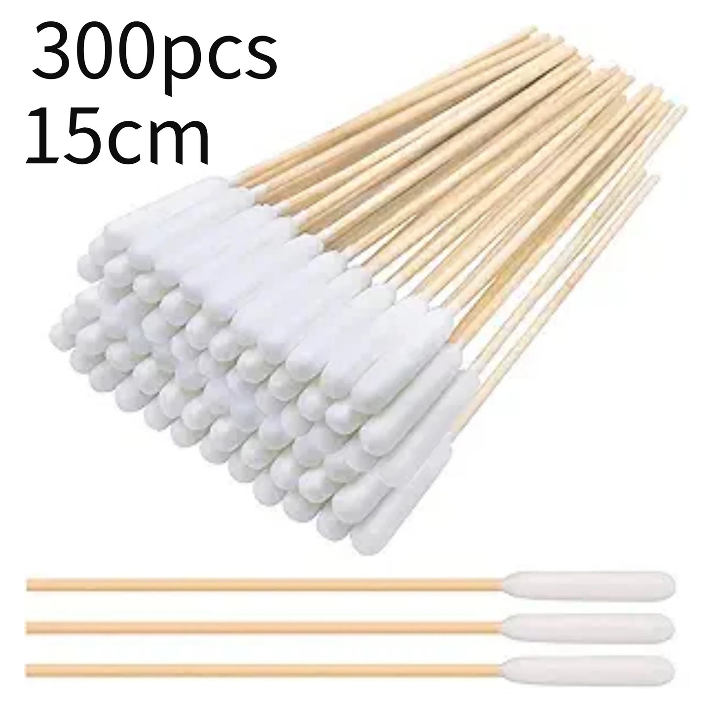 Tampons nettoyants pour oreilles d'animaux - 50/100/300/500/900/1000 pièces