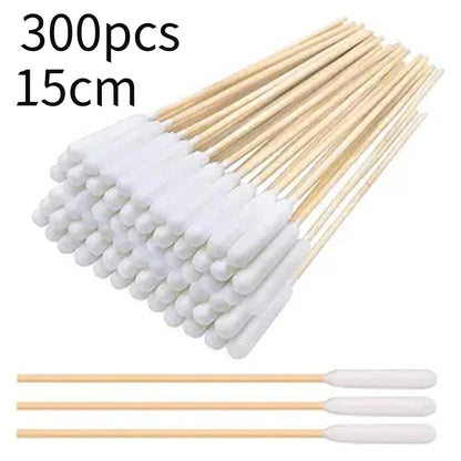 Pet Ear Cleaning Swabs - 50/100/300/500/900/1000pcs - Bascora