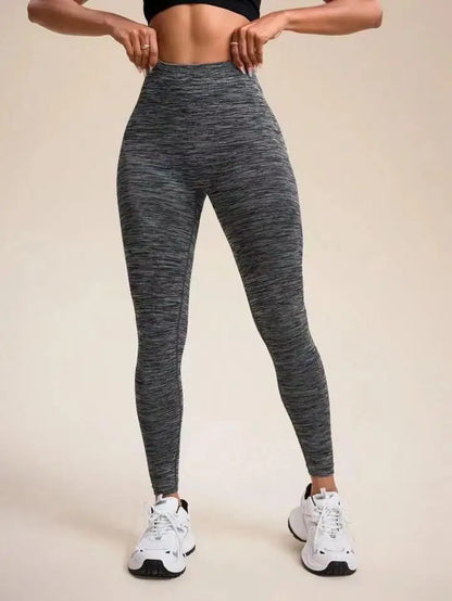 Women's V-Waist Butt Lifting Yoga Leggings - High Elastic Gym Wear - Bascora