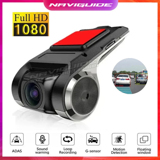Cámara de salpicadero DVR ADAS LDWS para coche - Full HD 1080P