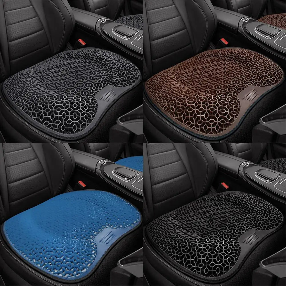 Gel Car Seat Cushion - Cooling Honeycomb Design