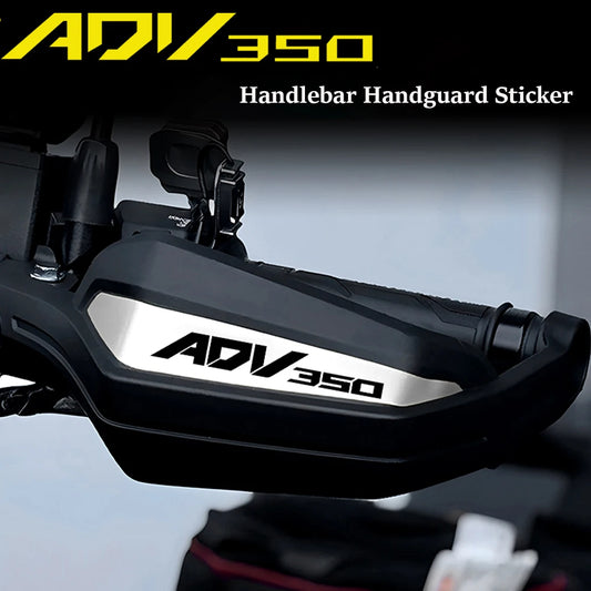 Motorcycle Handlebar Handguard Reflective Sticker - Custom Vinyl Decal