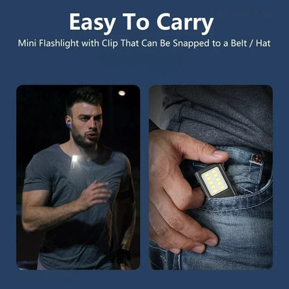 Clip-On LED Work Light - Perfect for Running & Hiking - Bascora