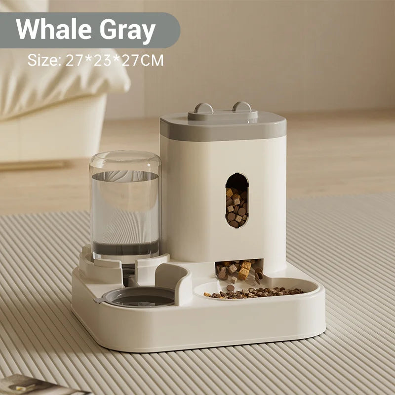 Distributeur automatique intelligent de nourriture et d'eau pour chats
