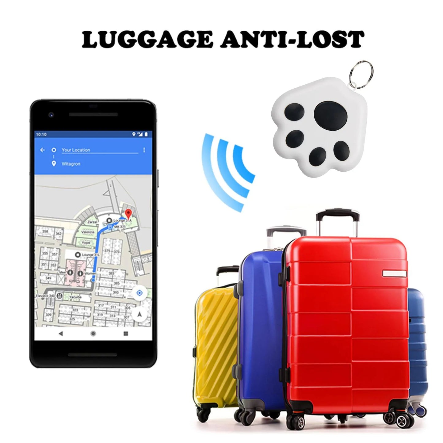 Pet Mini GPS Tracker Bluetooth 5.0