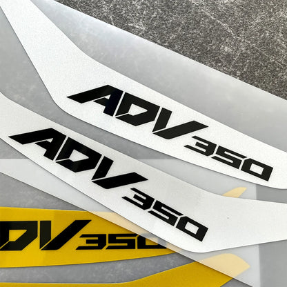 Motorcycle Handlebar Handguard Reflective Sticker - Custom Vinyl Decal - Bascora