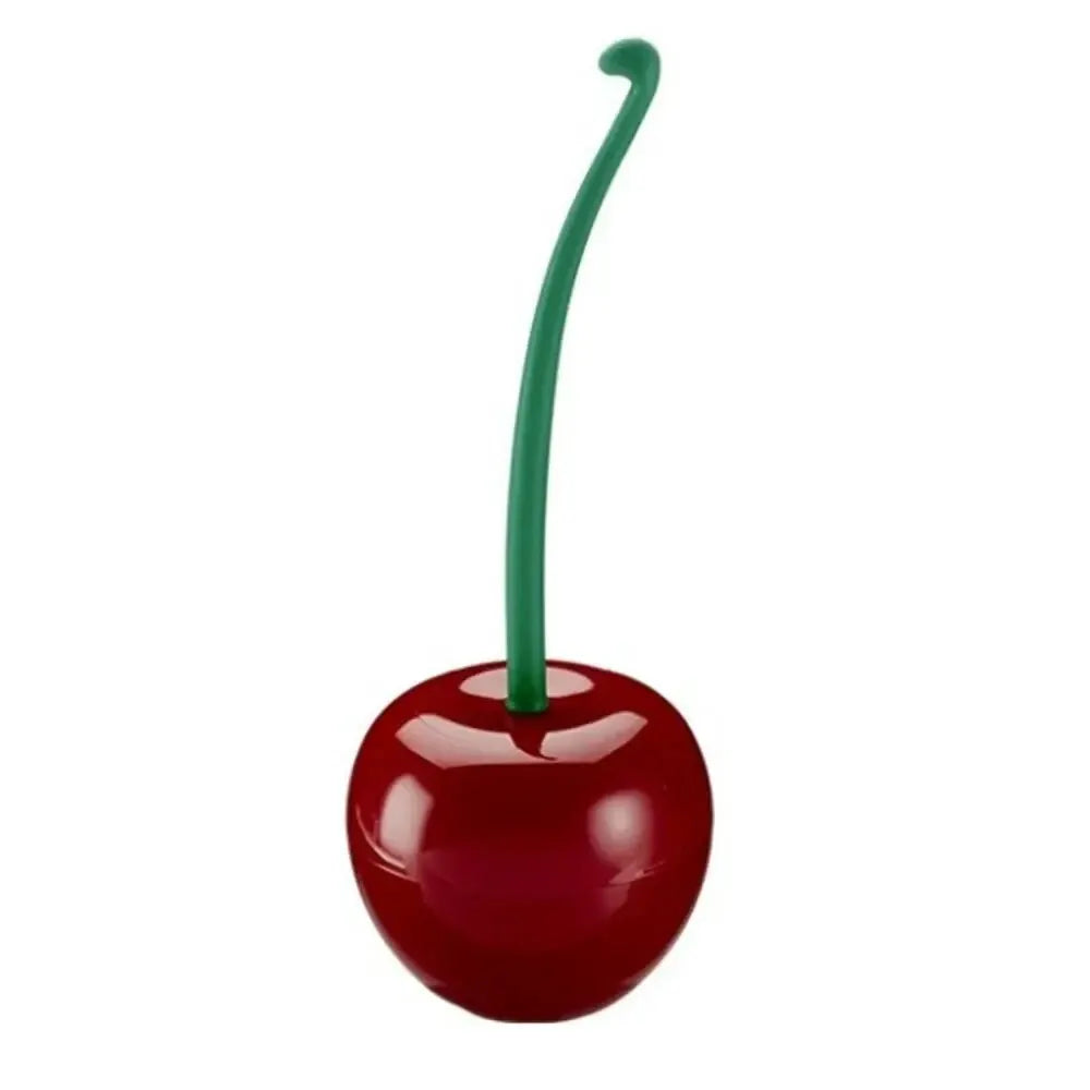 Cherry Shape Toilet Brush Set - Creative Bathroom Accessories
