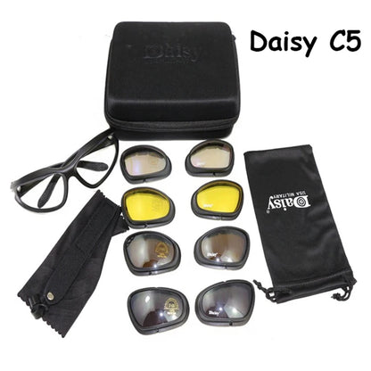 Daisy X7 Polarized Sunglasses - Tactical Military Goggles - Bascora