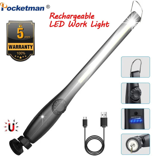Lampe d'inspection LED portable - Lampe de travail magnétique COB pour réparation automobile