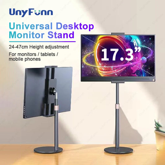 Support d'écran portable - Support de bureau réglable en hauteur
