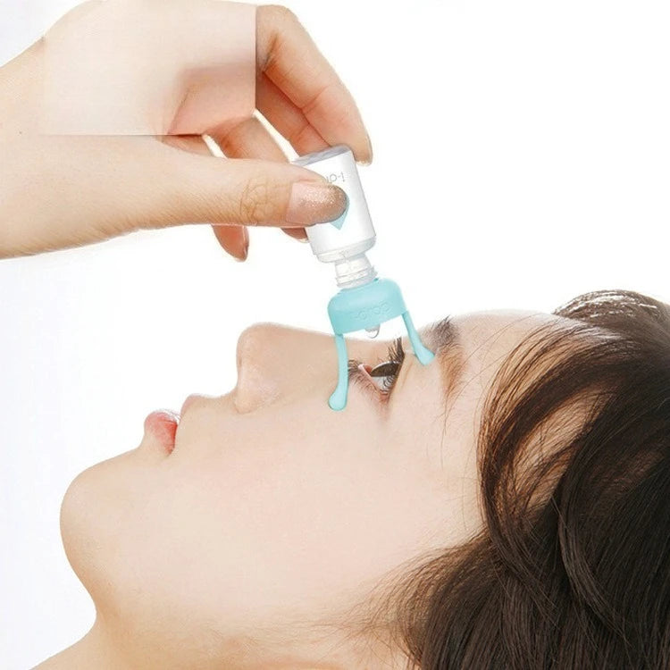 Eye Drop Bottle Helper - Reusable Eyedrop Guide Applicator