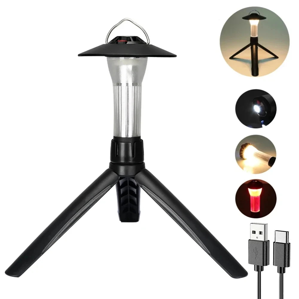 Rechargeable LED Camping Lantern - 5 Lighting Modes