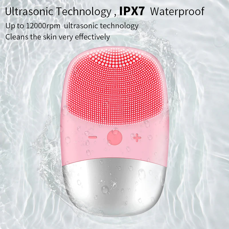 Sonic Electric Face Cleansing Brush - IPX7 Waterproof