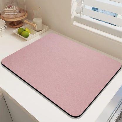 Diatomaceous Earth Kitchen Placemat - Premium Absorbent Drying Pad - Bascora
