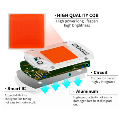 COB LED Grow Light Chip - AC220V Full Spectrum No Driver Needed - Bascora