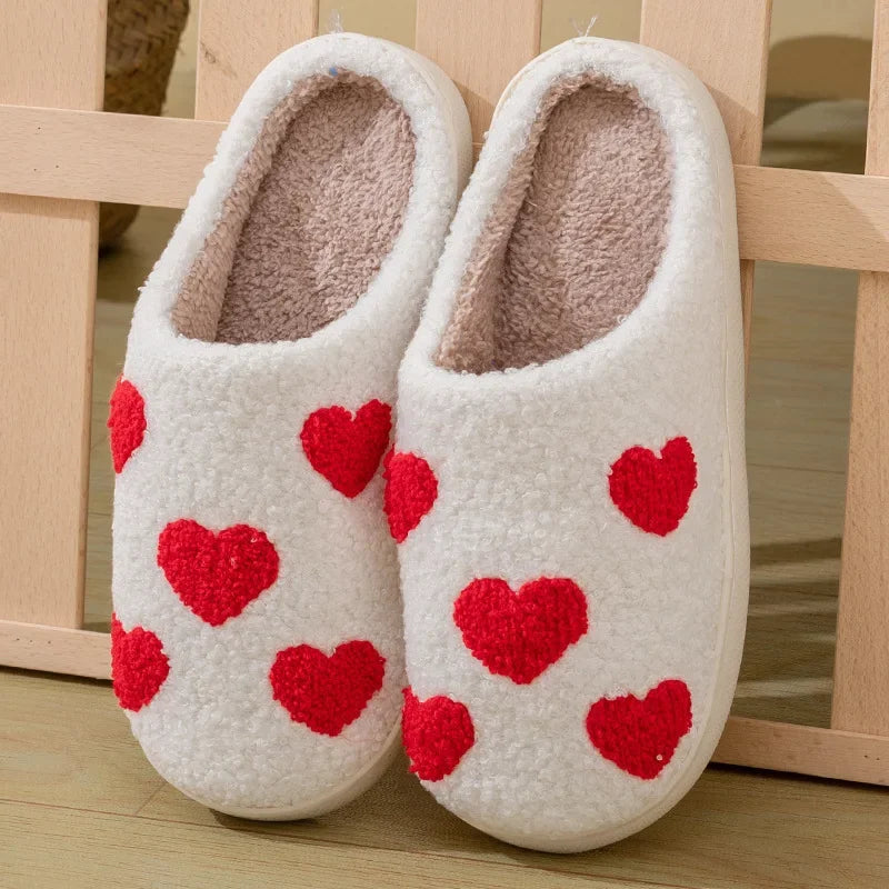 Soft Sole Winter Slippers - Warm Anti-Slip Indoor Shoes for Women