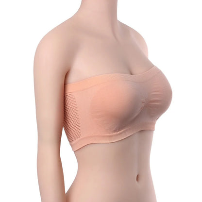 Women's Seamless Strapless Chest Wraps - High Elastic Tube Top - Bascora