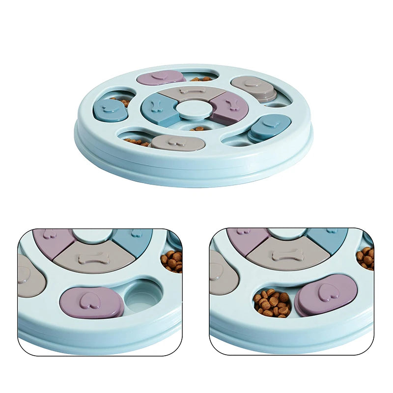 Jouet éducatif pour animaux de compagnie - Distributeur interactif de dressage pour chiens