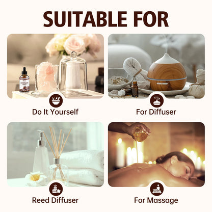 Chocolate Essential Oil - Long-Lasting Fragrance for Home & Skin - Bascora