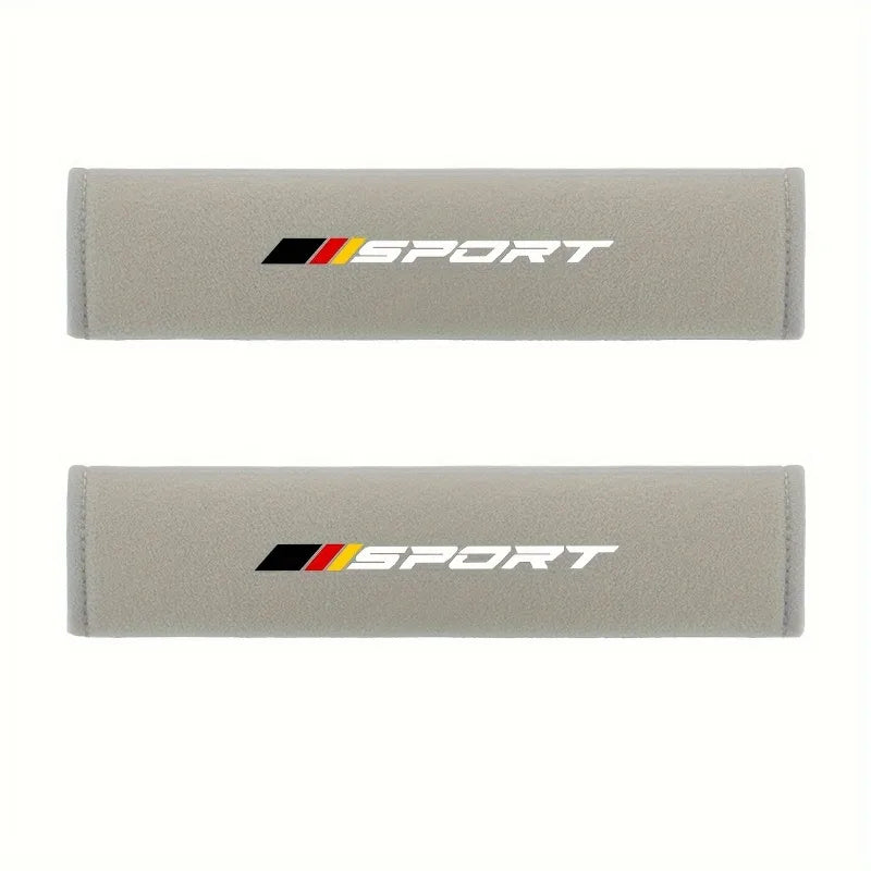 Lot de 2 coussins de ceinture de sécurité doux et confortables