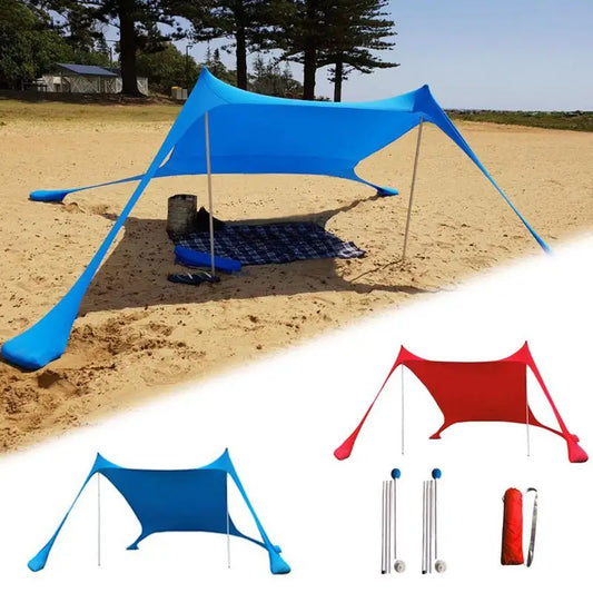 Beach Awning Canopy - UPF50+ Windproof Shade Tent