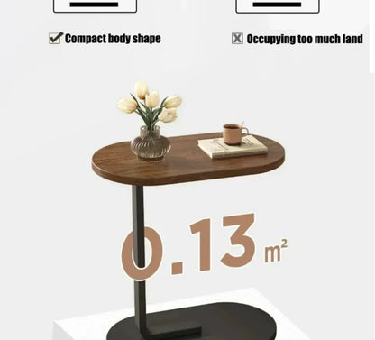 C-Shaped Side Table - Portable Modern Coffee Table