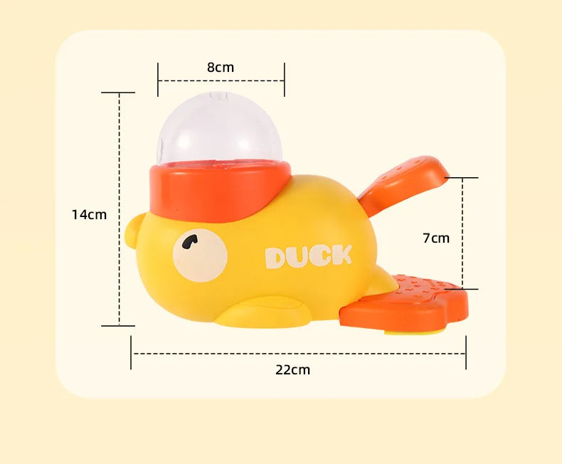 Pet Snack Feeder - Cartoon Duck Design Training Dispenser