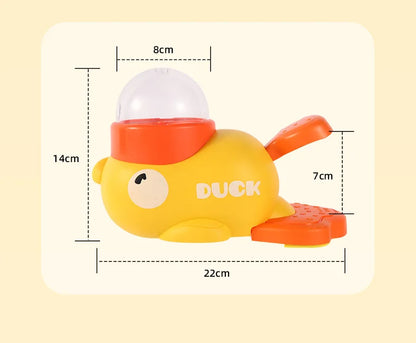 Pet Snack Feeder - Cartoon Duck Design Training Dispenser - Bascora