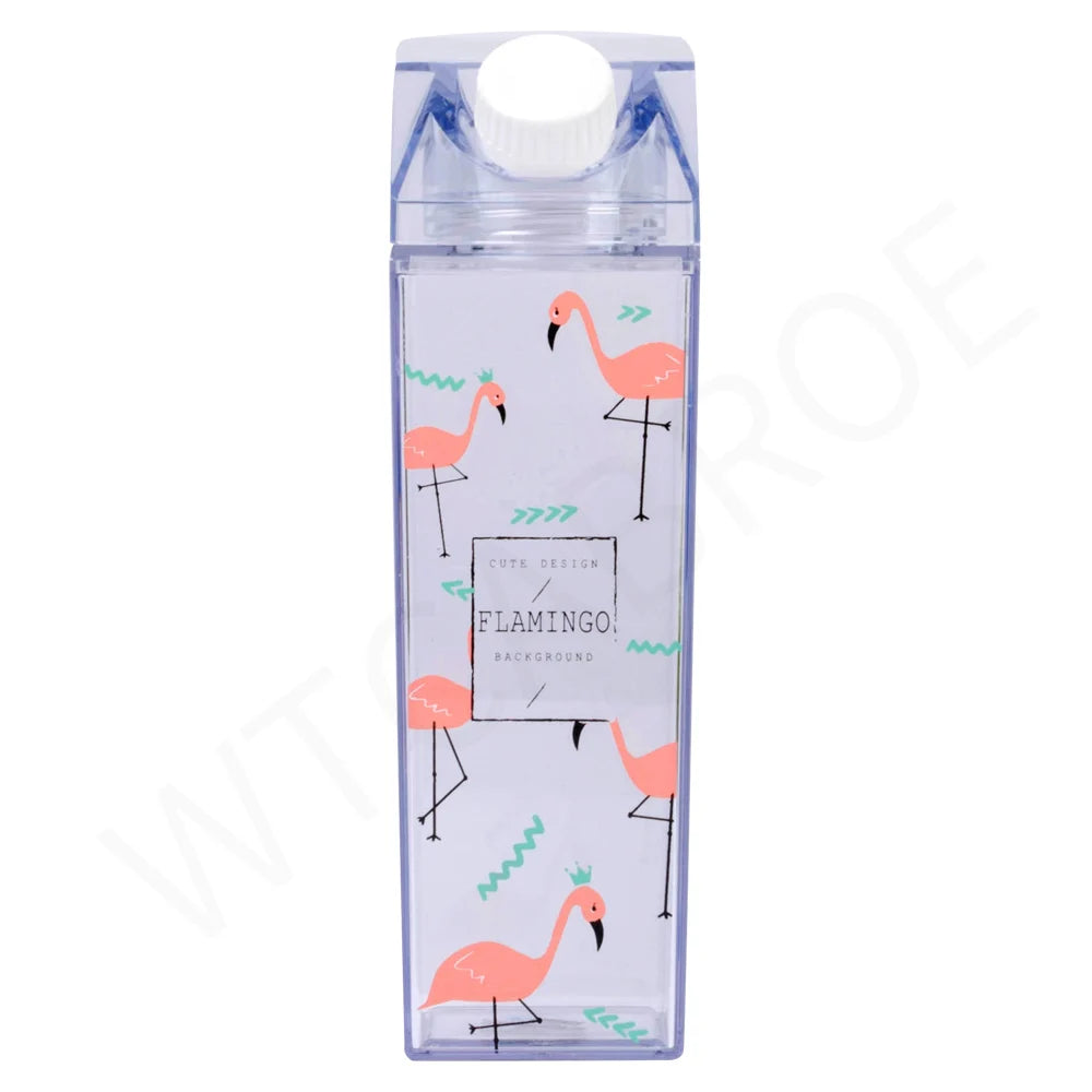 Bouteille d'eau en carton de lait - Gobelet portable transparent