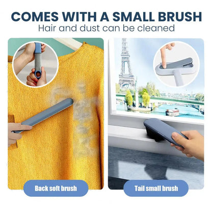 4-in-1 Pet Hair Cleaner - Washable Fabric-Safe Brush Set - Bascora