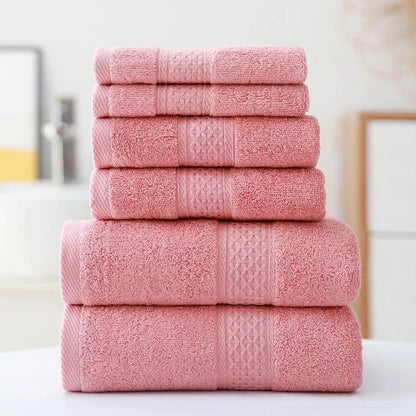 Luxurious Cotton Towel Set - Ultra Soft Bath Towel Collection - Bascora
