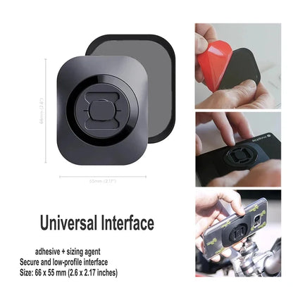 Motorcycle Phone Holder - Quick Mount GPS Stand Bracket - Bascora