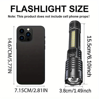High Power LED Flashlight - Outdoor Adventure Torch - Bascora