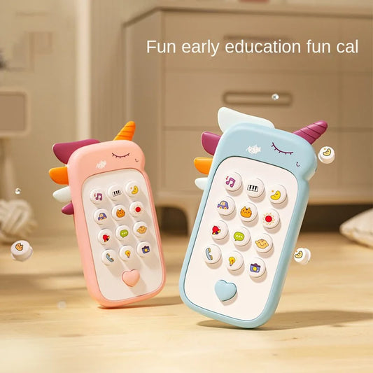 Baby Phone Toy - Music Sound Telephone with Teether