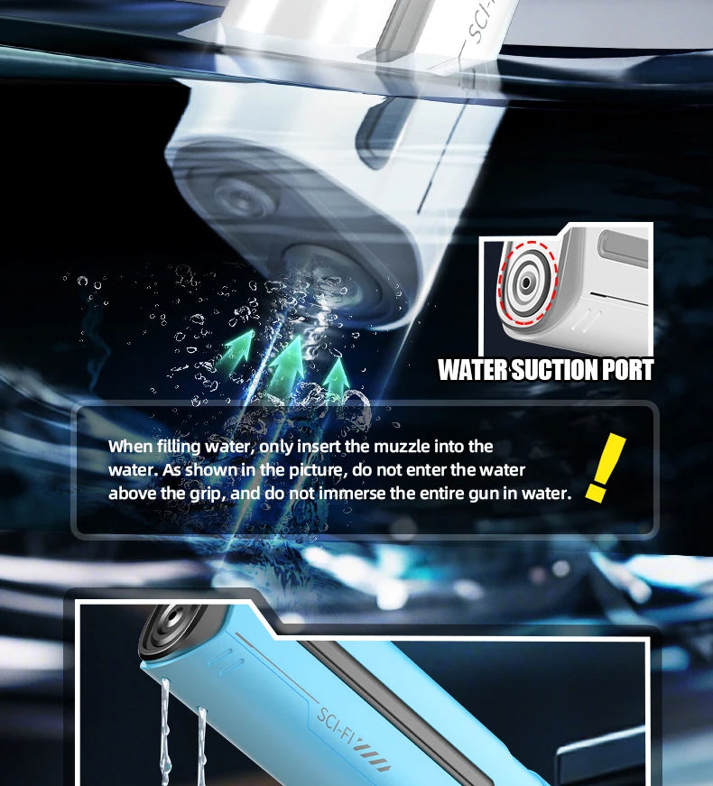 Pistolet à eau électrique - Longue portée