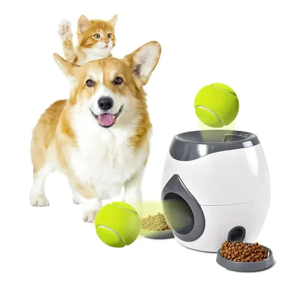 Interactive Pet Feeder - Smart Throwing Cat Toy