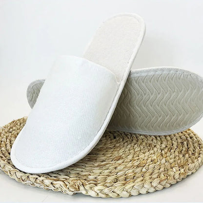 Disposable Slippers - Breathable Non-Slip Closed Toe - Bascora