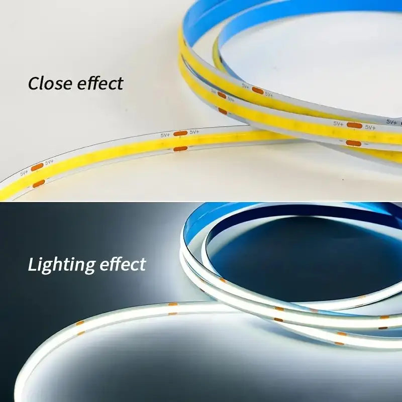 COB LED Strip Touch Dimmer - 5V USB Flexible Light Tape