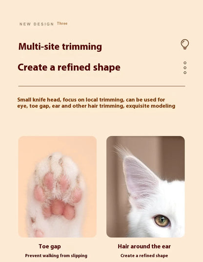 Pet Foot Shaver - Paw Hair Trimmer - Bascora