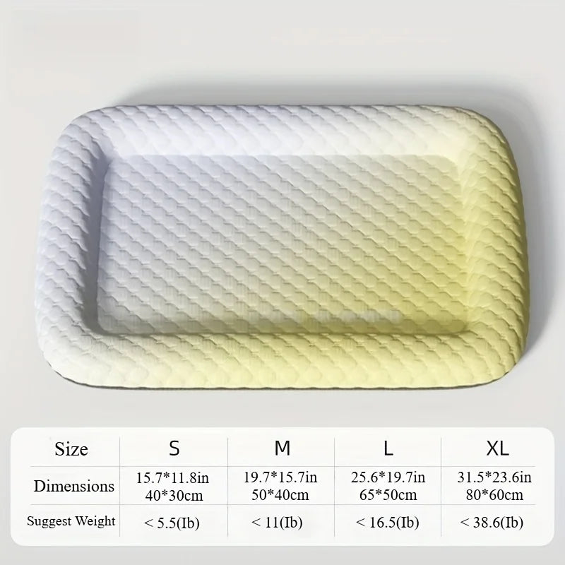 Self-Cooling Pet Mat - Auto-Activating Ice Pad
