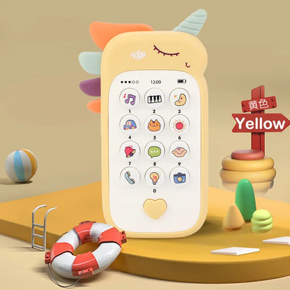 Baby Phone Toy - Music Sound Telephone with Teether - Bascora