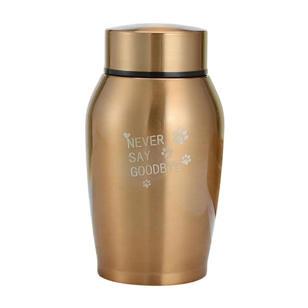 Pet Urn - Stainless Steel Cremation Urn for Dogs and Cats