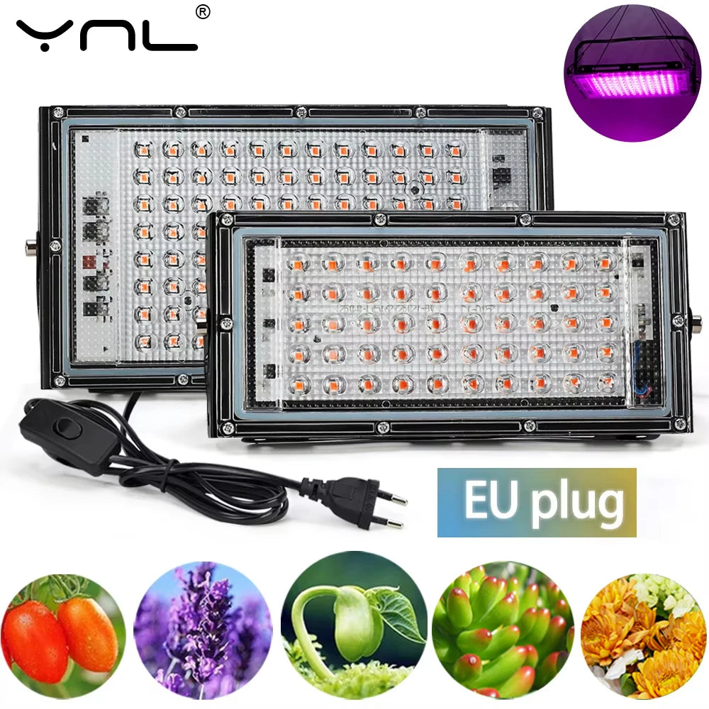 LED Grow Light AC220V - Full Spectrum Phytolamp 50W/100W/150W
