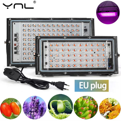 LED Grow Light AC220V - Full Spectrum Phytolamp 50W/100W/150W - Bascora